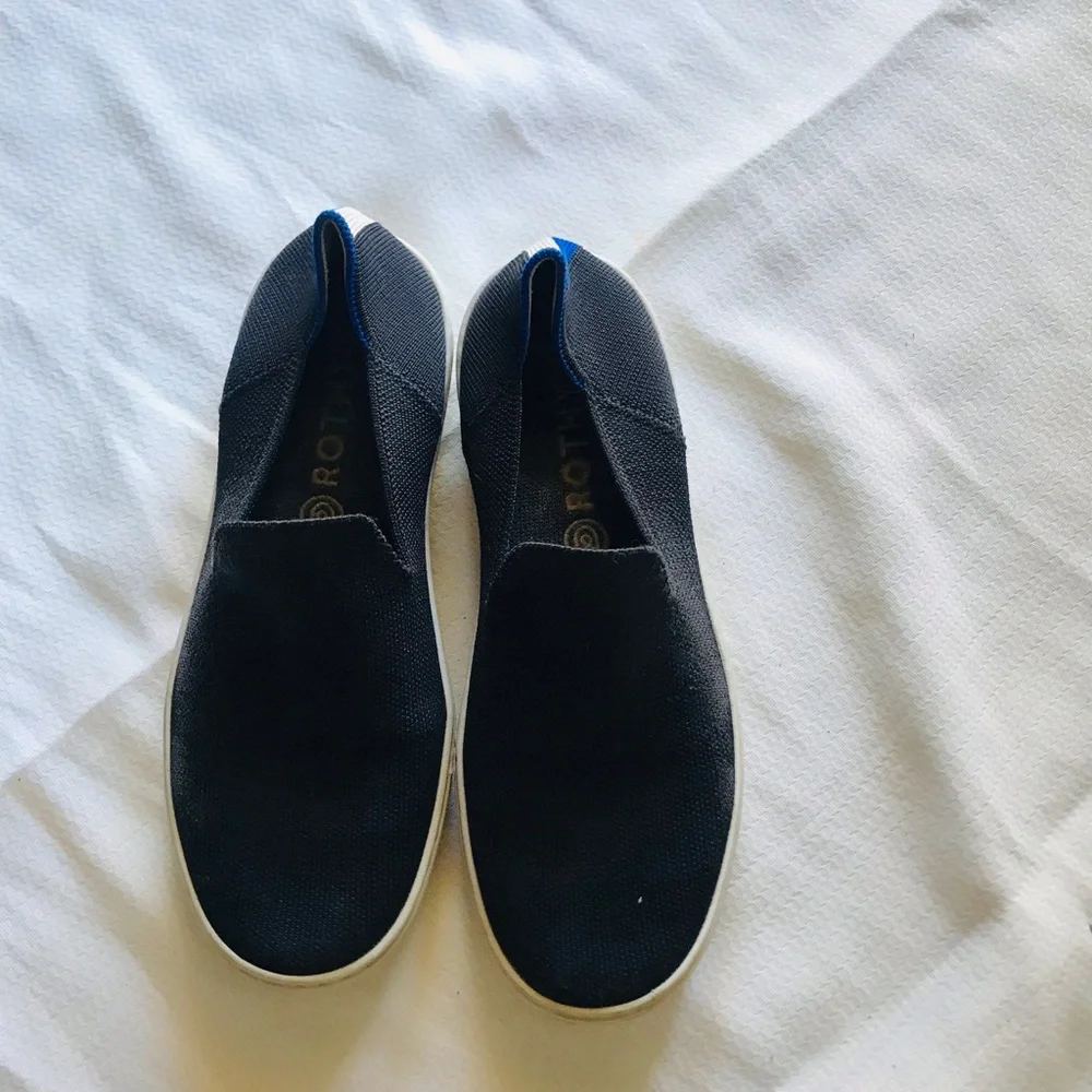 Rothy’s navy blue and Blue Slip-On Shoes